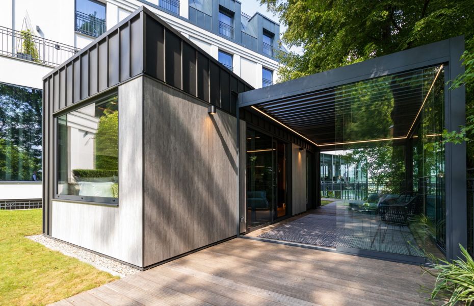 Pergola von Stahl-und Metallbau Dasbach GmbH.
