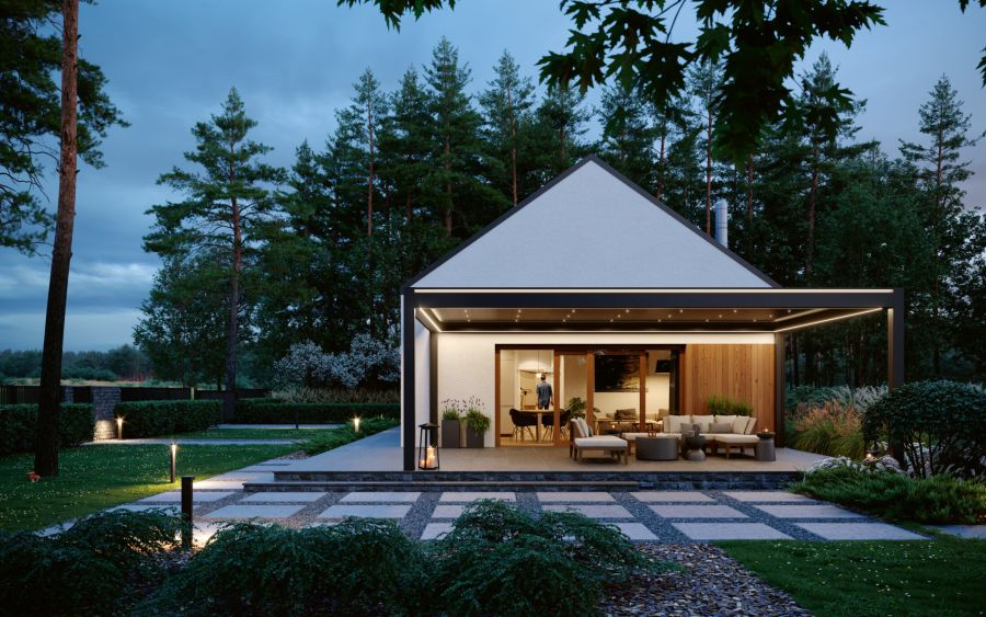 Pergola Echo von Stahl-und Metallbau Dasbach GmbH.